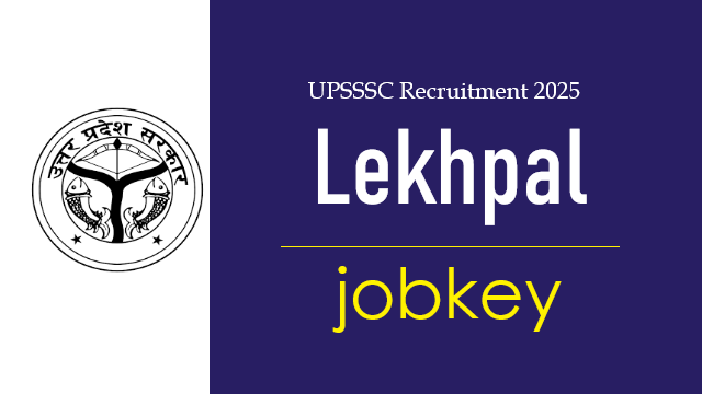 UPSSSC Lekhpal Online Form 2025-jobkey